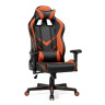 RACER компьютерное кресло с обивкой искусственной кожей, цвет черный / оранжевый