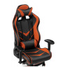 RACER компьютерное кресло с обивкой искусственной кожей, цвет черный / оранжевый