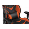 RACER компьютерное кресло с обивкой искусственной кожей, цвет черный / оранжевый