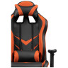 RACER компьютерное кресло с обивкой искусственной кожей, цвет черный / оранжевый