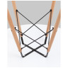 Обеденные (кухонные) столы EAMES DSW D100, белый, столешница МДФ, ножки метал, массив бука