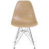 Стулья Стул обеденный DOBRIN DSR, ножки хром, цвет бежевый (GR-03)