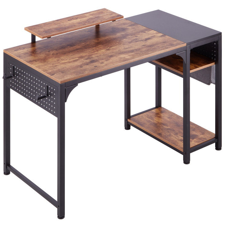 Игровые столы Стол письменный (для компьютера) EUREKA ZX-SS140B-RBB с шириной 140 см, Brown