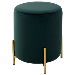 Пуф для гостиной RICE BLUVEL-78 GREEN / GOLD М-City
