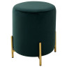 Пуфы Пуф для гостиной RICE BLUVEL-78 GREEN / GOLD М-City