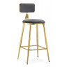 Барные стулья Persi dark gray / gold Барные стулья Persi dark gray / gold