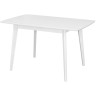 Кухонные столы Стол Marcel раскладной 100-130x80x76см, Белый, белый