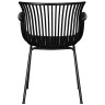 Стул-кресло Набор 4 шт Стул обеденный DOBRIN ROSS, черный (B-03) без подушки