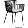 Стул-кресло Набор 4 шт Стул обеденный DOBRIN ROSS, черный (B-03) без подушки