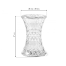 Журнальные столы Button 30x47 clear