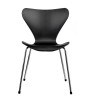 Стулья Стул Seven Style чёрный с хромированными ножками