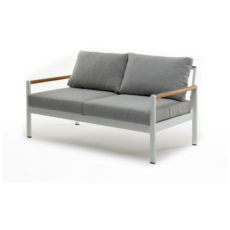 MAYA Диван из алюминия MAYA 2-х местный белый