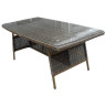 Раскладные и раздвижные столы Плетеный стол OPAL 150 см