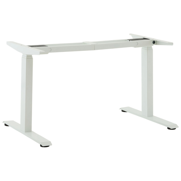 Компьютерные столы Подстолье для стола с электроприводом и регулировкой высоты, 2 мотора, память 4 уровня высоты, белый