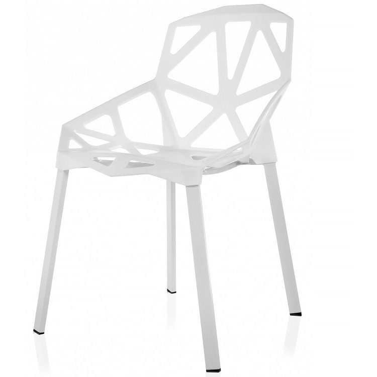 ONE пластиковый стул на металлокаркасе в стиле Hi-Tech 