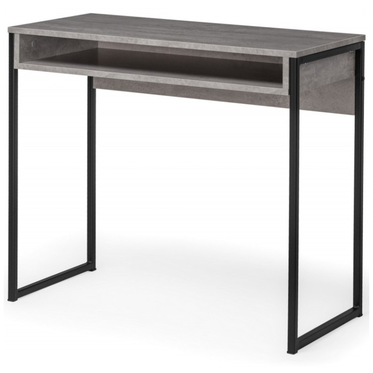 ЛЕО ЛОФТ письменный стол с ламинированной столешницей,, цвет бетон