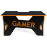 Игровой компьютерный стол GENERIC COMFORT GAMER2 черный / оранжевый