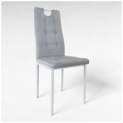 DC611-1 светло-серый / белый Стул кухонный