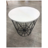 Журнальные столы Стол журнальный Halmar MARIFFA (белый/черный)