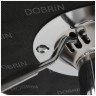 Табурет барный DOBRIN BRUNO, регулируемый, бордовый велюр (MJ9-43), хром