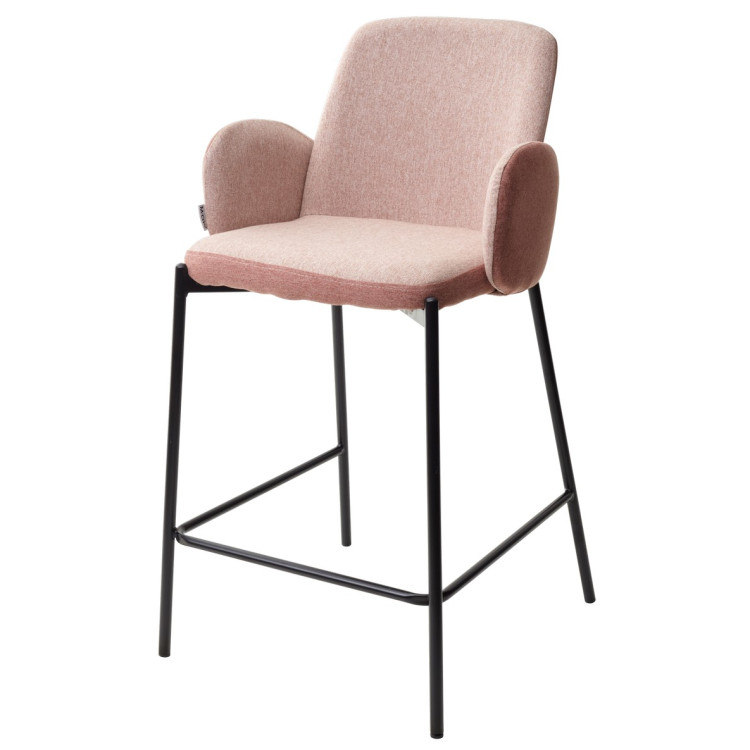 Барные стулья Полубарный стул NYX (H=65cm) VF109 розовый / VF110 брусничный М-City
