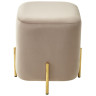 Пуфы Пуф для гостиной ARES BLUVEL-40 BEIGE / GOLD М-City