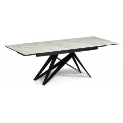 Блэкберн 160(220)х89 белый gilt white / черный