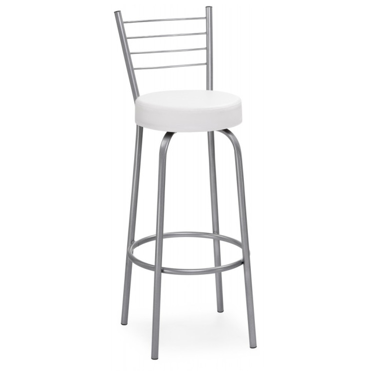 Барные стулья Kuroda белый полимер / светлый мусс