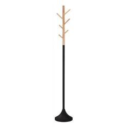 Вешалка Halmar W58 (черный/натуральный)