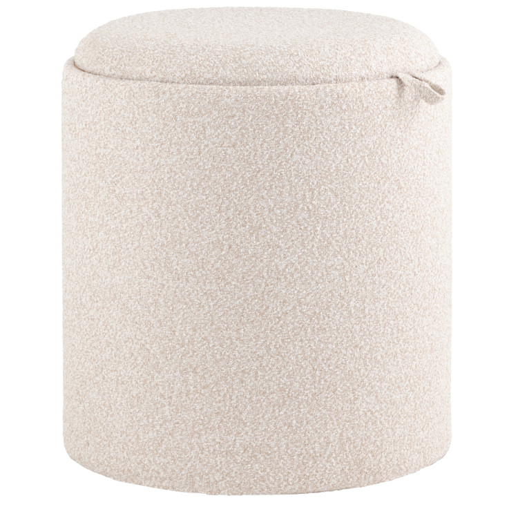 Пуфы с ящиком Хюгге S букле бежевый