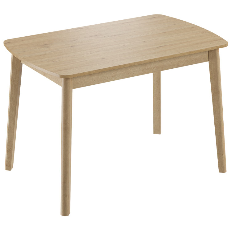 СМАЙЛ 1 стол кухонный с раздвижной деревянной столешницей