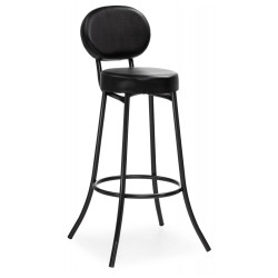 Satearant черный полимер / темный мусс Стул барный