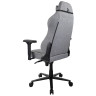 Компьютерное кресло для геймеров AROZZI PRIMO с тканевой обивкой серого цвета с черным логотипом