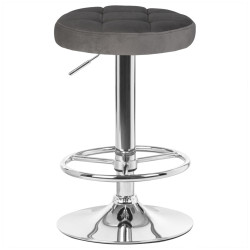 Барные стулья дешёвые. DOBRIN BRUNO серый Табурет барный