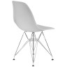 Стулья Стул обеденный DOBRIN DSR, ножки хром, цвет светло-серый (GR-01)