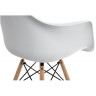 RON стул-кресло в стиле Eames, пластиковое сиденье на деревянных ножках