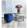 Пуфы Пуф для гостиной ARES BLUVEL-86 NAVY BLUE / GOLD М-City