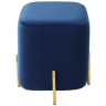 Пуфы Пуф для гостиной ARES BLUVEL-86 NAVY BLUE / GOLD М-City