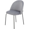 SOFIA стул на металлическом каркасе с обивкой тканью вельвет