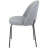 SOFIA стул на металлическом каркасе с обивкой тканью вельвет