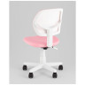 Детские компьютерные кресла Кресло ЛОЛО Study розовый пластик белый