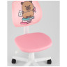 Детские компьютерные кресла Кресло ЛОЛО Study розовый пластик белый