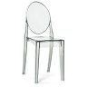 Пластиковые стулья Victoria clear gray
