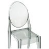 Пластиковые стулья Victoria clear gray