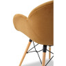 Дизайнерский стул-кресло FL-08WNPS с тканевой обивкой