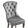 МИЛАНО 1 стул с обивкой тканью велюр, цвет серый