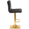 Барные стулья Набор 2 шт Стул барный DOBRIN GOLDIE, черный велюр (MJ9-101)