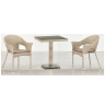 Садовые обеденные группы Комплект мебели T605SWT/Y79C-W85 Latte (2+1)