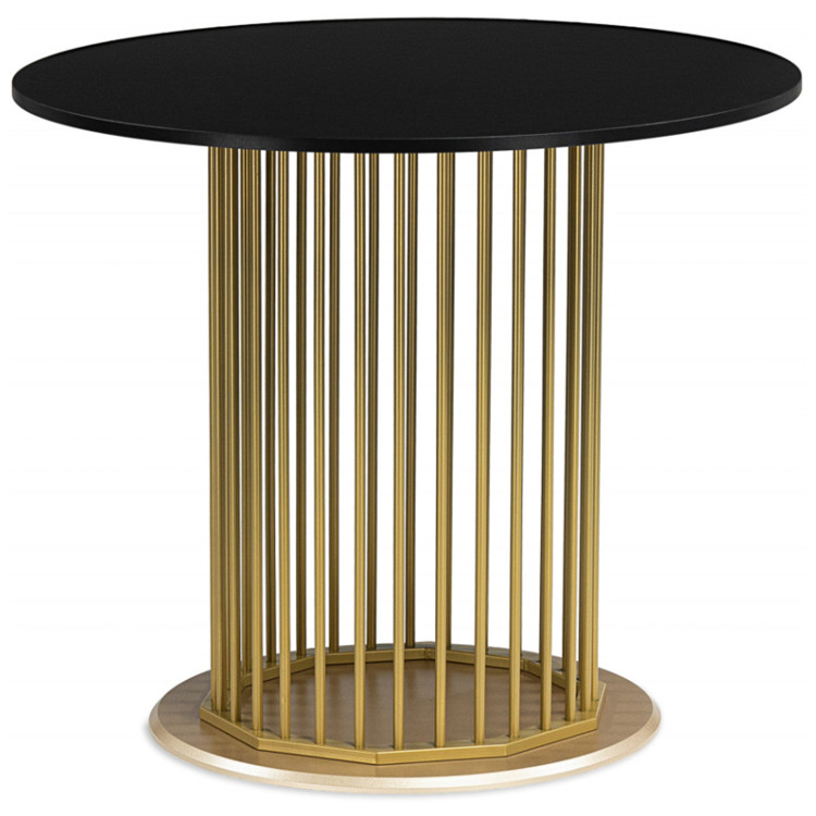 БЕРТУ 90 стол с ламинированной столешницей, цвет черный