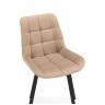 Стулья на металлокаркасе Челси 360 бежевый (ZD 210) / черный